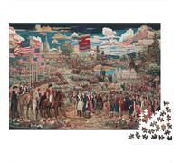 Histoire du Jour de l'Indépendance Cadeau Unique Décoration Intérieure De la Guerre à la célébration Moderne Jeu Éducatif Challenge Toy Adultes & Enfants des 14 Ans 52x38cm/1000pcs