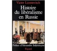 Histoire Du Libéralisme En Russie