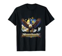 Histoire du Massachusetts Liberty Eagle T-Shirt