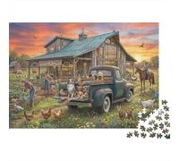 Histoire du Ranch ensoleillé Puzzle 1000 Pièces Adultes Et Enfants,Casse-tête,Jeu Éducatif,Carton,Premium,Dès 14 Ans,Déco Murale, Anti-Stress,Détente,Défi 70x50cm