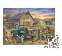 Histoire du Ranch ensoleillé Puzzle 1000 Pièces Adultes Et Enfants,Défi, Jeu Éducatif,Premium,Carton,Déco Murale,Dès 14 Ans,Anti-Stress,Détente,Casse-tête 70x50cm