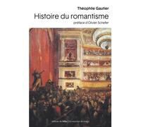 Histoire du romantisme - Suivi de notices romantiques Et d'une Étude sur la poésie française - Théophile Gautier - Du Felin Eds - broché - Roman