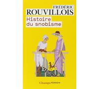 Histoire du snobisme