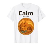 Histoire du Sphinx Pyramides du Caire Egypte T-Shirt