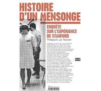 Histoire d'un mensonge Le Texier Thibault (Auteur)