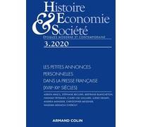 Les Petites Annonces Personnelles Dans La Presse Française (Xviiie-Xxe Siècles)