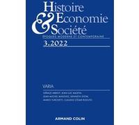 Histoire, Economie et Société 3/2022 Collectif (Auteur)