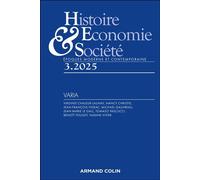 Histoire, Economie et Société 3/2025 Varia - Collectif - Armand Colin - broché - Revue