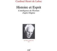 Histoire et esprit Henri de Lubac (Auteur)