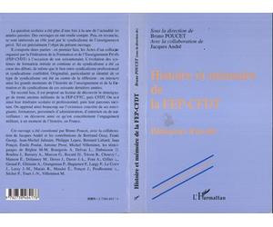 Histoire et memoire de la fep-cfdt Bâtisseurs d'avenir - Bruno Poucet - L'harmattan - broché - Livre