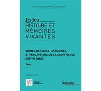 Histoire et mémoires vivantes- revue En jeu juin 2016 n°7 Bertrand Hamelin (Auteur), Yves Lescure (Auteur)