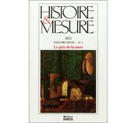 Histoire et mesure 27/1 - Collectif - Ecole Des Hautes Etudes En Sciences Sociales - broché - Revue