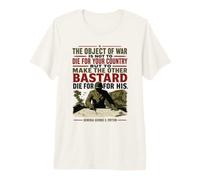 Histoire générale de Patton WWII T-Shirt Haut de Gamme