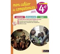 Histoire Géo EMC 4ème – Mon cahier de compétences 2017 – Nathan