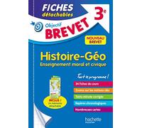 Histoire-Géo Enseignement Moral Et Civique 3e - Fiches Détachables