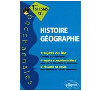 Histoire-Géographie 1e Sti, Sms, Stl