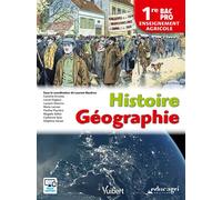 Histoire géographie 1re BAC PRO - Enseignement agricole (2018) - BAUDRON Laurent - Vuibert - broché - Scolaire / Universitaire
