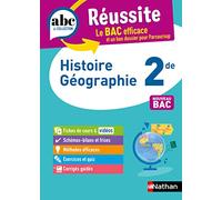 Histoire-Géographie 2de - ABC Réussite - Programme de seconde 2025-2026 - Cours, Méthode, Exercices