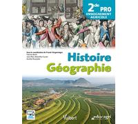 Histoire géographie 2de Bac professionnel agricole (2017) Livre de l'élève, Edition 2017 - Franck Vergnenègre - Vuibert - broché - Scolaire / Universitaire