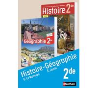 Histoire-Géographie 2de - collection Le Quintrec/Janin - manuel élève (nouveau programme 2019)