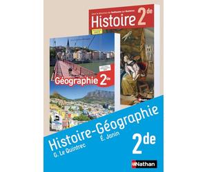 Histoire-Géographie 2de - collection Le Quintrec/Janin - manuel élève (nouveau programme 2019)