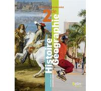 Histoire-Géographie 2de Manuel élève 2019 - David Colon - Belin Éducation - broché - Scolaire / Universitaire