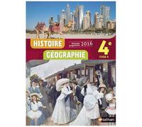Laetitia Benbassat – Histoire Géographie 4e Cycle 4 – Manuel élève – Édition 2016 – Relié