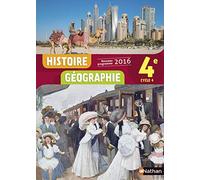 Laetitia Benbassat – Histoire Géographie 4e Cycle 4 – Manuel élève – Édition 2016 – Relié