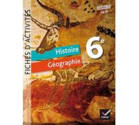Histoire-Géographie 6e éd. 2016 - Fiches d'activités Fiches d'activités, Programme 2016 - Corinne Chastrusse - Hatier - broché - Scolaire / Universitaire