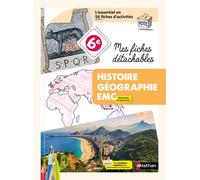 Histoire Géographie 6ème - Mes fiches détachables - 2026 - Éric Godeau - Nathan - broché - Scolaire / Universitaire
