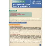Histoire, géographie, éducation civique - THIBAULT KLINGER - Studyrama Eds - broché - Scolaire / Universitaire