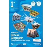 Histoire Géographie EMC 1ère Techno, manuel élève Edition 2021 - Lelivrescolaire.fr - Lelivrescolaire.fr - broché - Scolaire / Universitaire