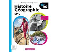 Histoire Géographie EMC 1re Bac Pro (2025) - Manuel élève