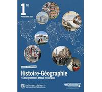 Histoire-Géographie-EMC 1re : Manuel élève