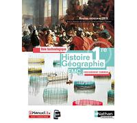 Histoire-Géographie - EMC - 1re technologique - Enseignement commun