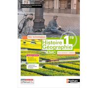 Histoire-Géographie - EMC - 1re Enseignement commun - Voie technologique - Éd. 2025 - Livre + licence - Jean-Louis Carnat - Nathan Technique - Livre CD-ROM - Scolaire / Universitaire CD