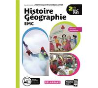 Histoire Géographie EMC 2de Bac Pro (2020) - Manuel élève - Laurys Le Marrec - Delagrave - broché - Scolaire / Universitaire