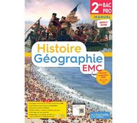Histoire-Géographie-EMC-2de Bac Pro (manuel) - Éd. 2025 - Nicolas Brunel - Hachette Technique - broché - Scolaire / Universitaire