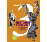 Histoire Géographie EMC 3e 2016 Manuel élève (grand format) - Eric Chaudron - Belin Éducation - broché - Scolaire / Universitaire