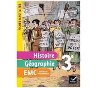 Jean-Claude Martinez – Fiches d'activités Histoire‑Géographie‑EMC 3e – Cahier élève – Éd. 2026