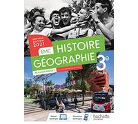 Histoire - Géographie EMC 3e - Livre élève Edition 2021 - Stéphane Vautier - Hachette Education - broché - Scolaire / Universitaire