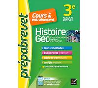 Histoire-géographie EMC 3e - Prépabrevet Cours & entraînement: cours, méthodes et exercices progressifs