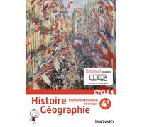 Histoire Géographie EMC 4e (2016) - Manuel élève Bimanuel Magnard : le manuel papier + la licence numérique Elève incluse. - Alexandre Ploye - Magnard - broché - Scolaire / Universitaire
