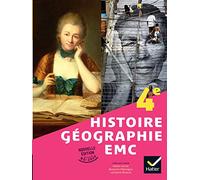 Histoire-Géographie-EMC 4e – Livre élève – Éd. 2022 – Hatier
