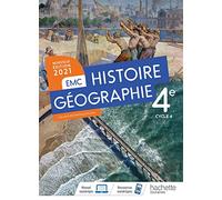 Histoire - Géographie EMC 4e - Livre élève Edition 2021 - Stéphane Vautier - Hachette Education - broché - Scolaire / Universitaire