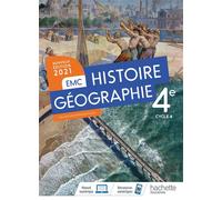 Histoire - Géographie EMC 4e - Livre élève Edition 2021 - Stéphane Vautier - Hachette Education - broché - Scolaire / Universitaire