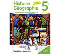 Histoire Géographie EMC 5e 2017 Mes fiches d'activités