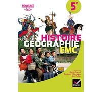 Histoire-Géographie EMC 5e - Manuel de l'élève - Nouveau programme 2016