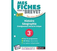 Histoire-Géographie - EMC (Enseignement moral et civique) 3e - Mes fiches pour le Brevet - Brevet 2026