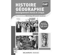 Histoire Géographie EMC Pochette CAP (2015) - Livre du professeur
